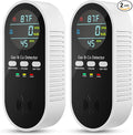 Natural Gas Leak Detector & Carbon Monoxide Detectors Plug in, 5-in-1 Portable by NICGOLDetectorsforHomeSafe
