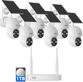 Hiseeu Solar Camera Wireless Outdoor, Home Security Camera System, 2.4G & 5G by Hiseeu