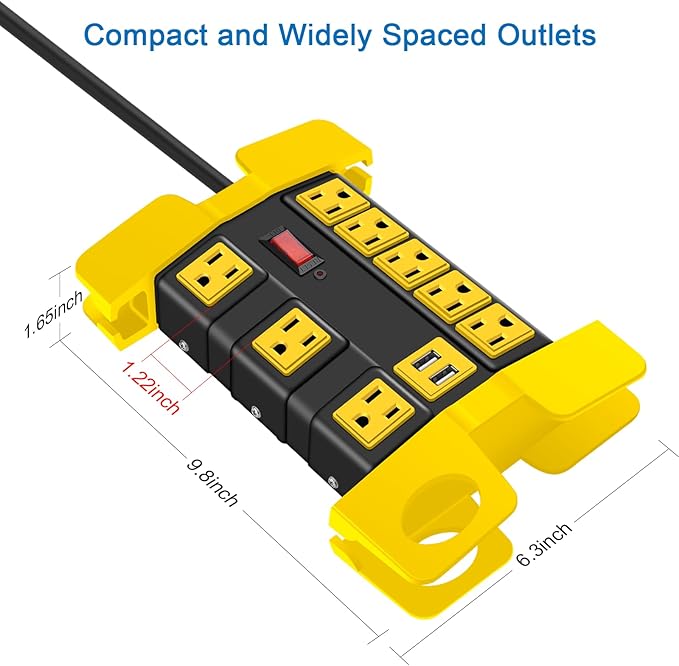CCCEI Heavy Duty Power Strip - Image 5