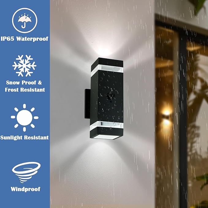 iYogaled Dusk to Dawn Motion Sensor Porch Light - Image 7
