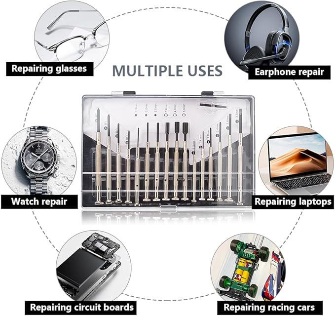16 PCS Mini Precision Screwdriver Set - Image 2