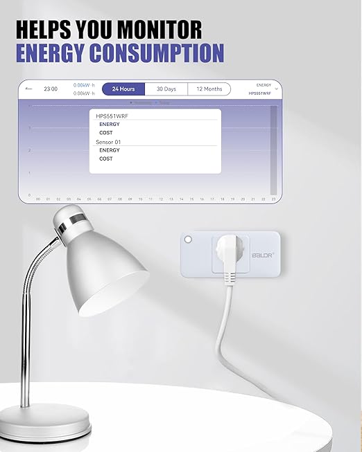 BALDR Wi-Fi Home Power Monitor Socket - Image 4