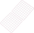 PATIKIL 16"x16" Wire Grid Panel, 2 Pack Board Photo Pictures Memo Display Grid by PATIKIL