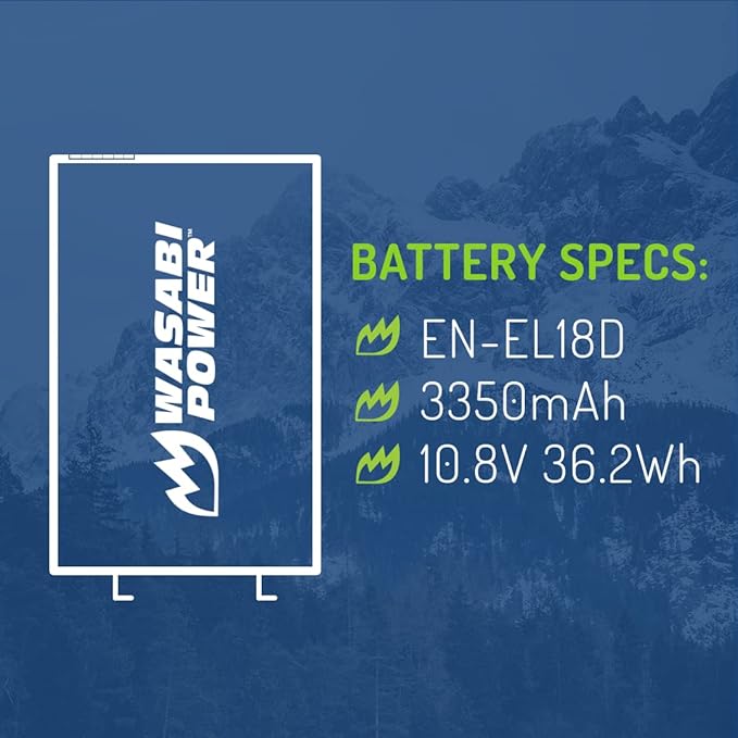 Wasabi Power Battery for Nikon EN-EL18d and Nikon Z9 - Image 3