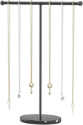 Justsoso Metal T-Bar Necklace Holder Stand, Necklace Hanging Display Stand by FocusOnJewelryDisplay