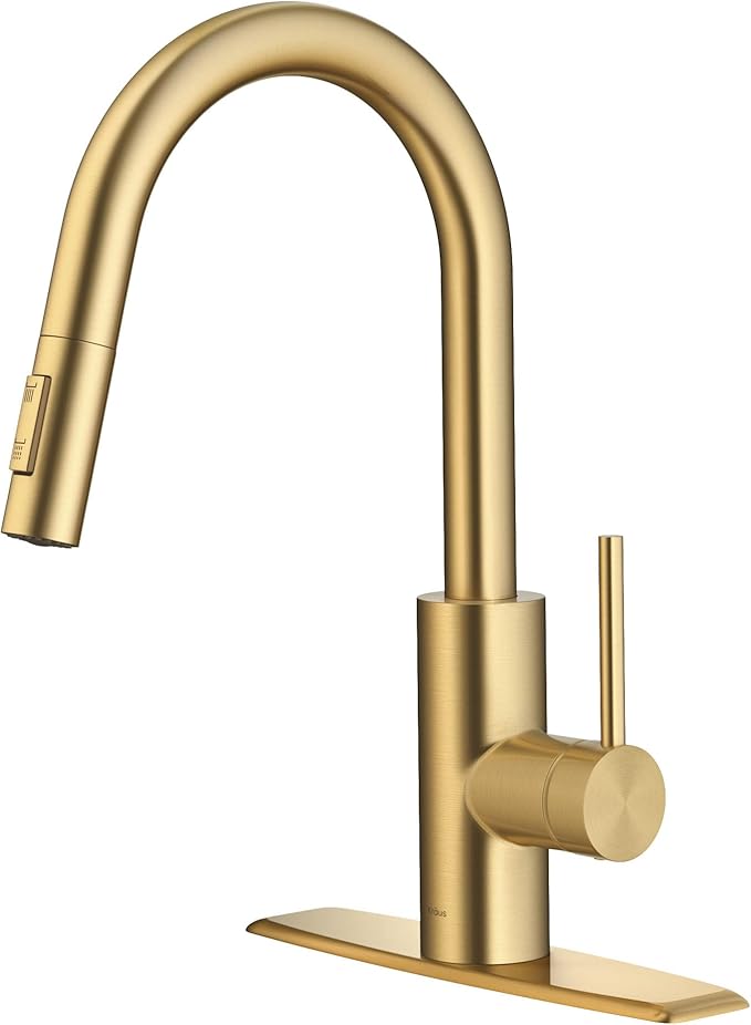 KRAUS Oletto Single Handle Pull Down Kitchen Faucet - Image 14