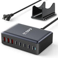 440W Fast Charging 8 Port USB C Charger Block, USB-C Charger Adapter by Unknown