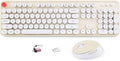HotFox Wireless Keyboard and Mouse Combo, Full-Size Retro Typewriter Keyboard by Unknown