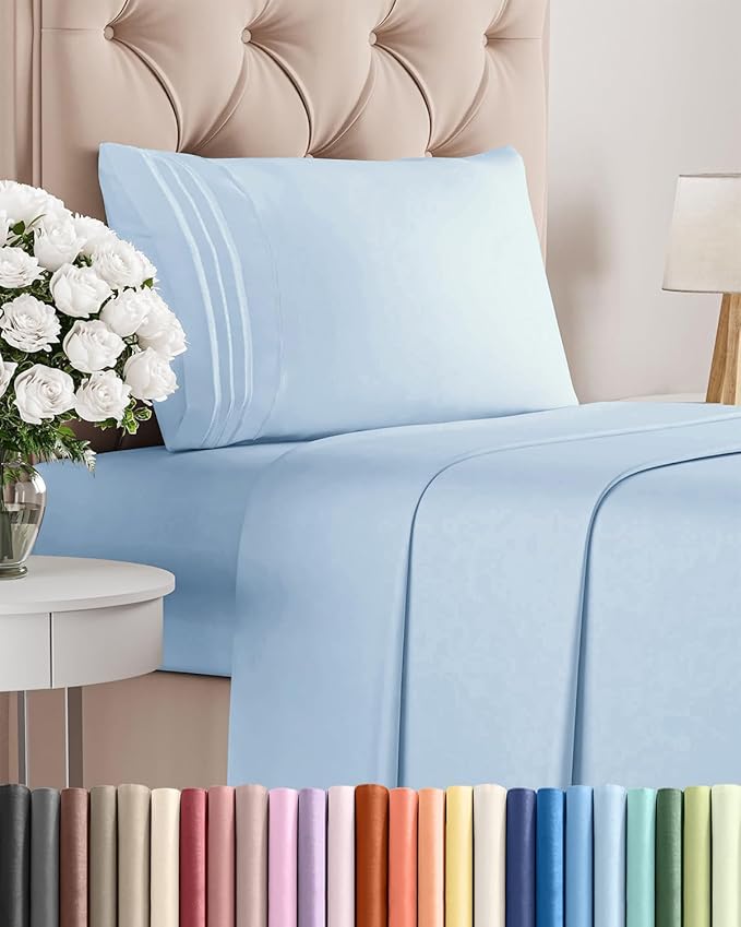 Twin XL Size 3 Piece Sheet Set by CGKUnlimited