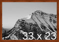Frame It Easy 33 x 23 Russet Wood Frame by FrameItEasy