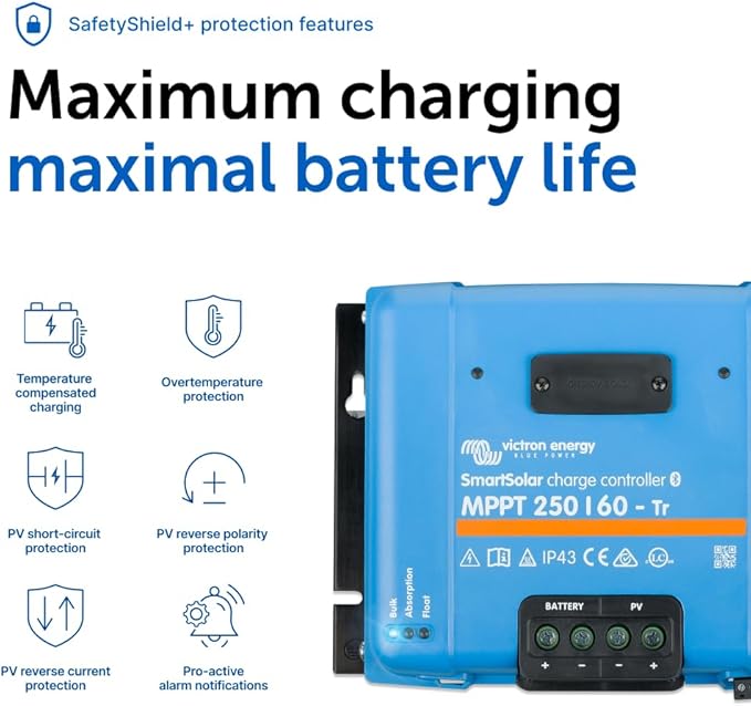 Victron Energy SmartSolar MPPT Tr Solar Charge Controller - Image 7