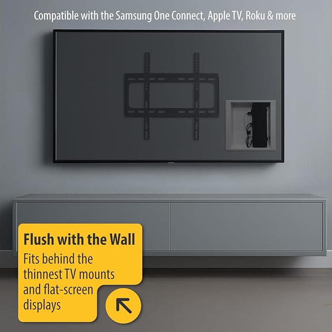 DataComm Electronics 45-8011-1P Multi-Functional Recessed Media Box - Image 9