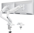 Dual Monitor Stand fits up to 32 inch, 4.4-22 lbs Computer Screens, Dual by MOUNTUP