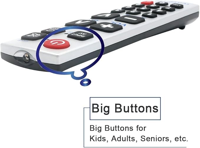 LuckyStar Big Button Universal Remote Control A-TV2, Initial Setting - Image 6