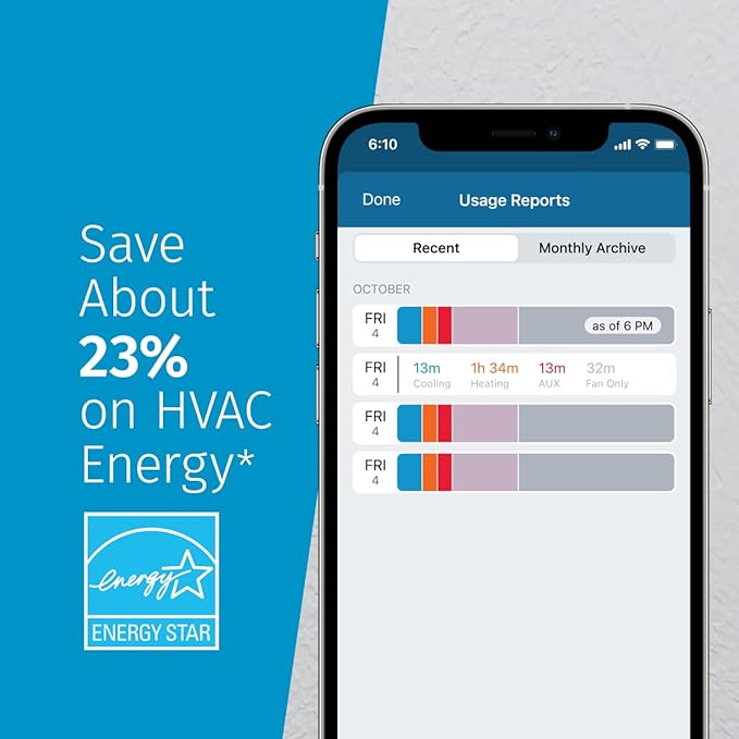 EMERSON Sensi Touch Wi-Fi Smart Thermostat - Image 3