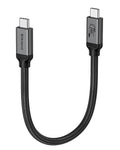 Silkland USB 4 for Thunderbolt 4 Cable 1FT, 40Gbps Data Transfer, 240W PD3.1 by Silkland