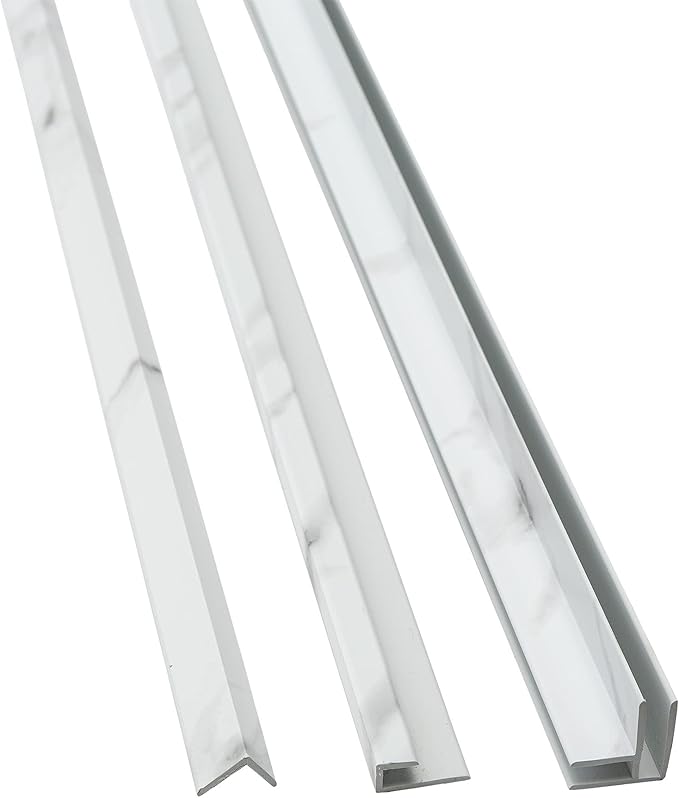 Palisade 78in x 60in x 36in Waterproof Vinyl Shower Surround Kit - Image 8