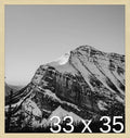 Frame It Easy 33 x 35 Wheat Wood Frame by FrameItEasy