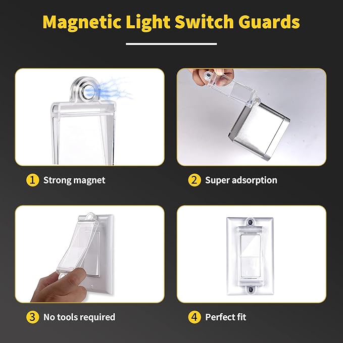 Light Switch Guard Cover- PSZEZNZ Light Switch Outlet Covers - Image 2