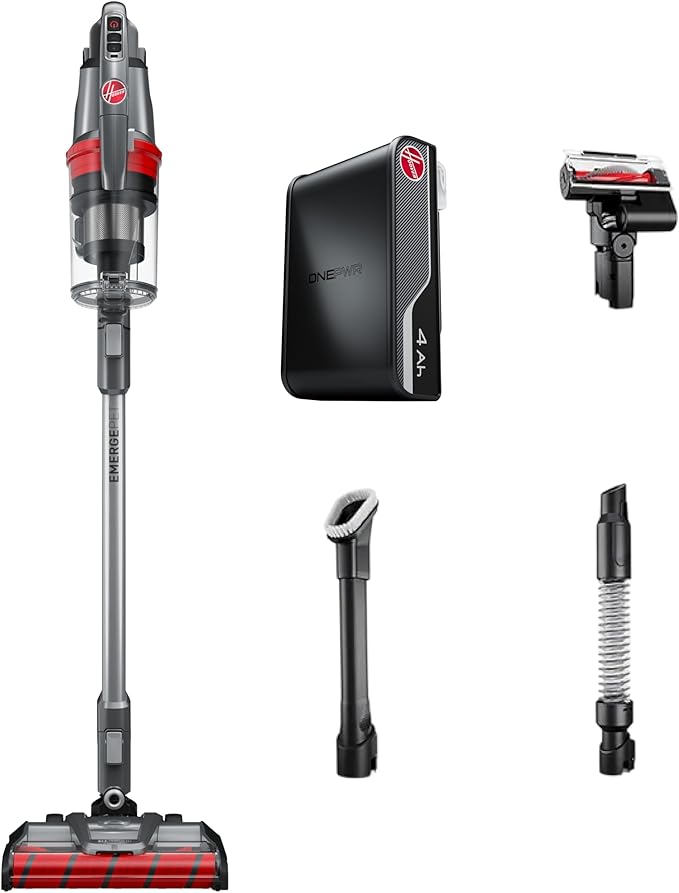 Hoover ONEPWR WindTunnel Emerge Pet+ Cordless Stick Vacuum Cleaner, Lightweight by Hoover