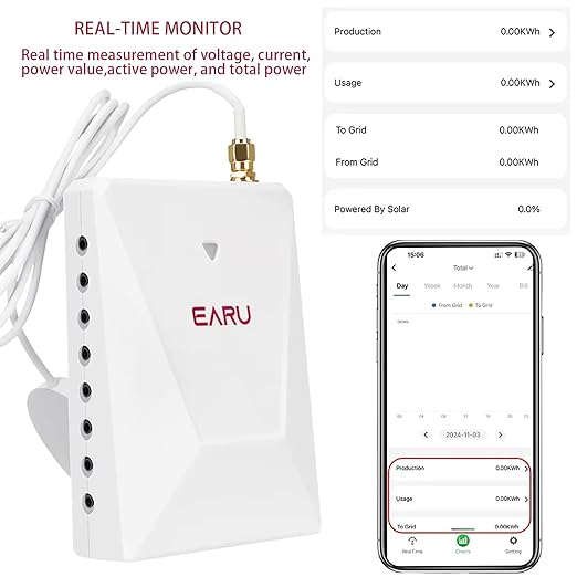 Smart Home Energy Monitor with 16 50A and 3-200A Circuit Level Sensors - Image 5