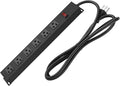 Metal Wall Mount Power Strip, Mountable Power Outlet by HHSOET