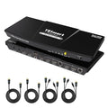 TESmart HDMI KVM Switch 2 Monitors 2 Computers 4K@60Hz, USB 2.0, Dual Monitor by TESmart