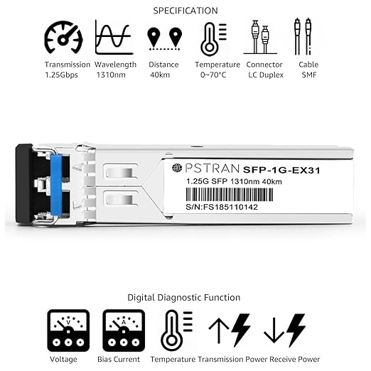 OPSTRAN 1000BASE-LX SFP Optical Transceiver Module Compatible - Image 2