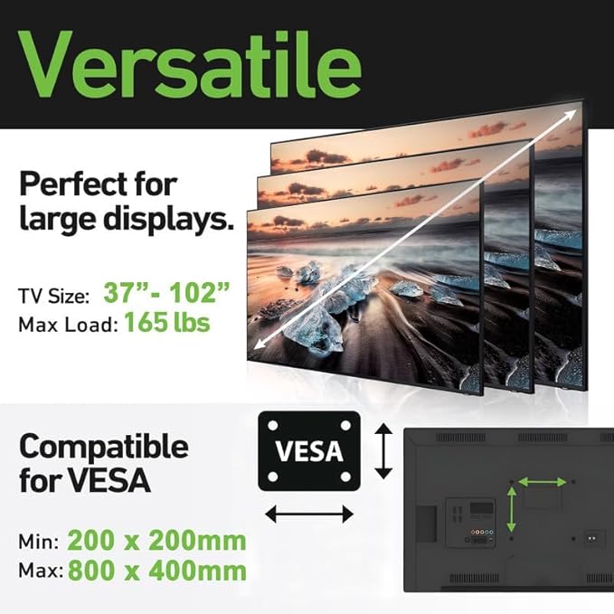 Ultra Slim Flat TV Wall Mount Bracket - Image 3