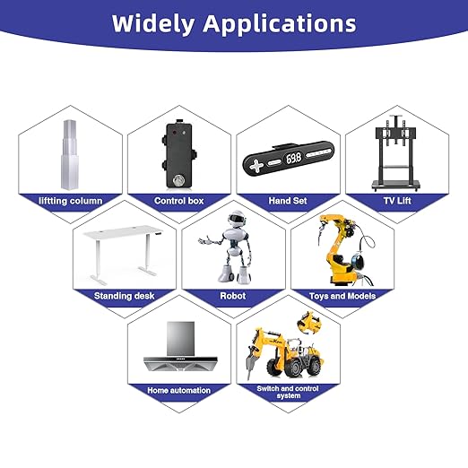 2 Inch 28lbs Mini Stroke 12V Electric Linear Actuator 4mm/sec Linear Motion - Image 4