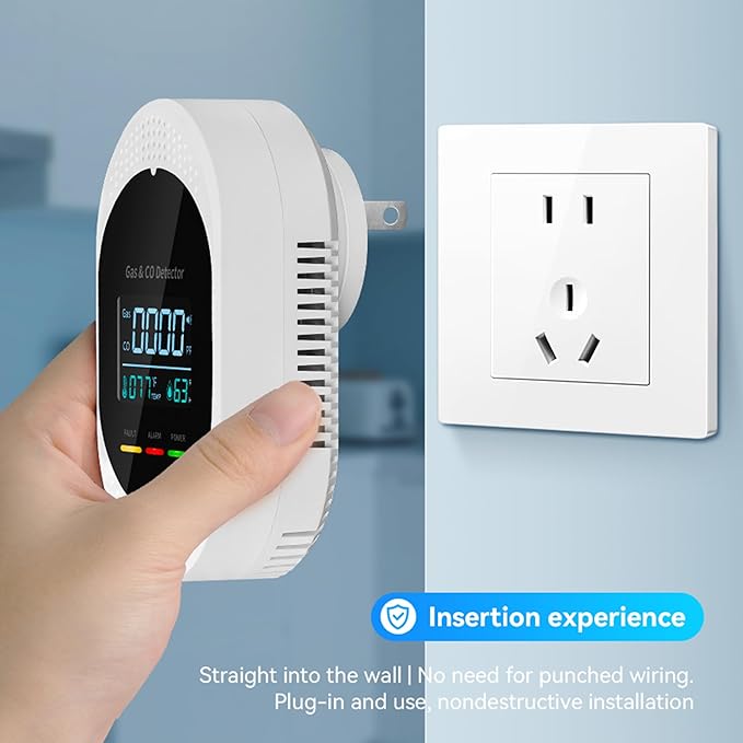 2PCS 4-in-1 Carbon Monoxide & Natural Gas Detectors - Image 8