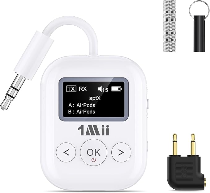 1Mii SafeFly Min+ Bluetooth Transmitter and Receiver, Supports to 2 by 1Mii