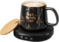 Coffee Mug Warmer & Best MOM Ever Mug Set, Electric Coffee Cup Warmer by SmartTool%E2%80%A2BetterLife