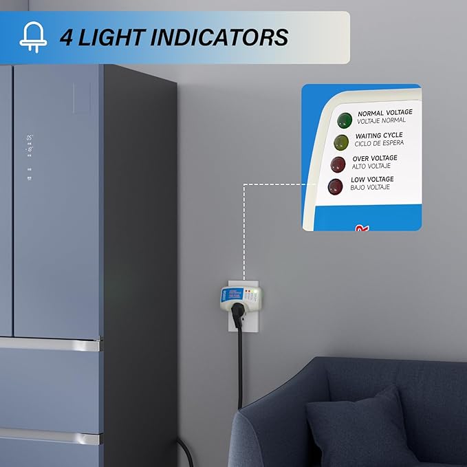 BSEED Voltage Protector, Single Outlet Surge Protector Plug in - Image 3