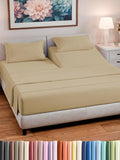 Split Head King Sheet Set – 4 Piece Flex Split Top King Sheets by CGKUnlimited