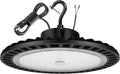 High Bay Led Shop Lights 200W 1-10V Dimmable UFO LED High Bay Light 200W 5000K by SENSAN+led