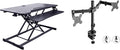 Rocelco 43" Height Adjustable Standing Desk Converter by Rocelco