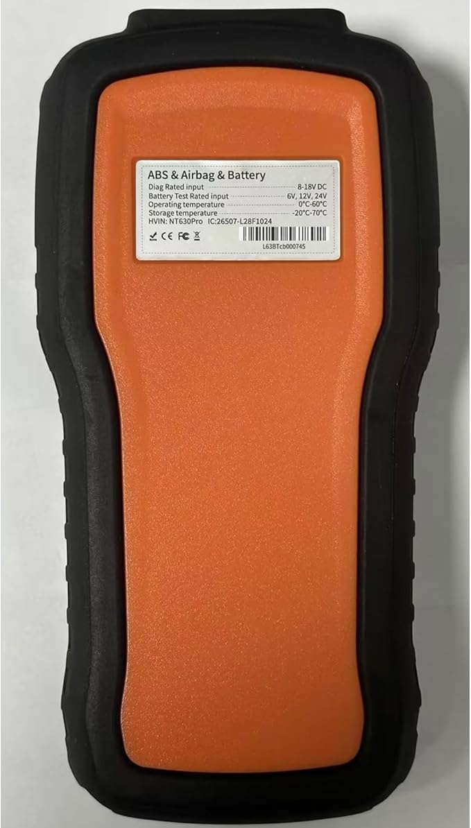 2026 FOXWELL NT630 Pro 2-in-1 ABS SRS Scan Tool & Battery Tester, OBD2 Scanner - Image 9