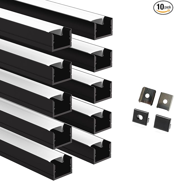 Besseto 10 Pack LED Aluminum Channel by Besseto