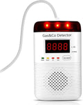 Combination Gas & Carbon Monoxide Detectors Plug in, 2-in-1 Gas Leak Detector & by COCHYSCELA