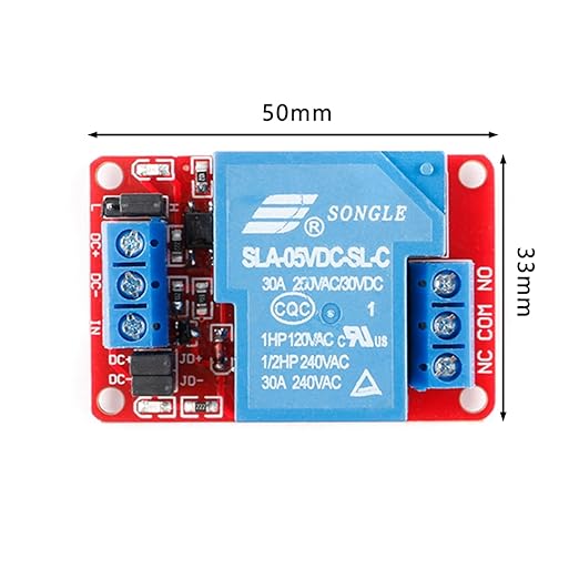 JESSINIE 5V 30A Relay Module, 1 Channel, Optocoupler Isolation, High/Low Trigger - Image 6