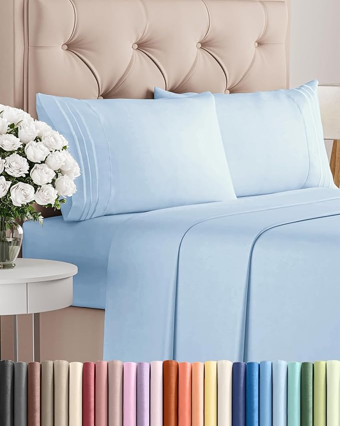 Queen Size 4 Piece Sheet Set by CGKUnlimited