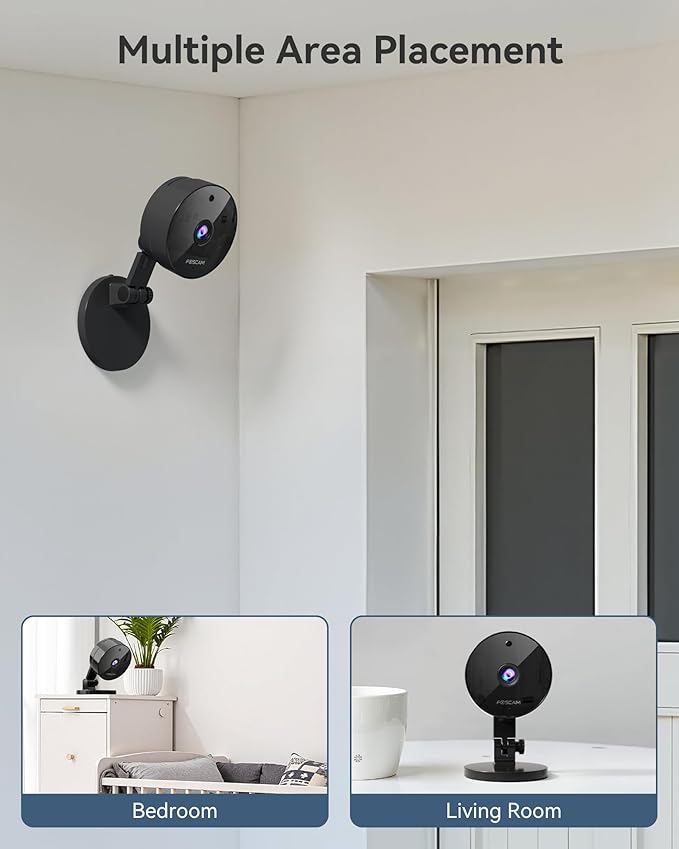 FOSCAM 3K 5MP Security Camera Indoor/Outdoor, 2.4g & 5g WiFi Magnetic Mini - Image 3