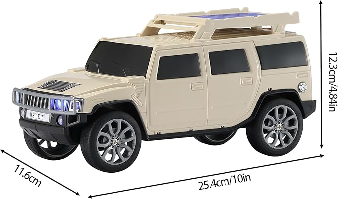 WSTER Solar Off-Road Car Bluetooth Speaker – HD Stereo Sound - Image 8