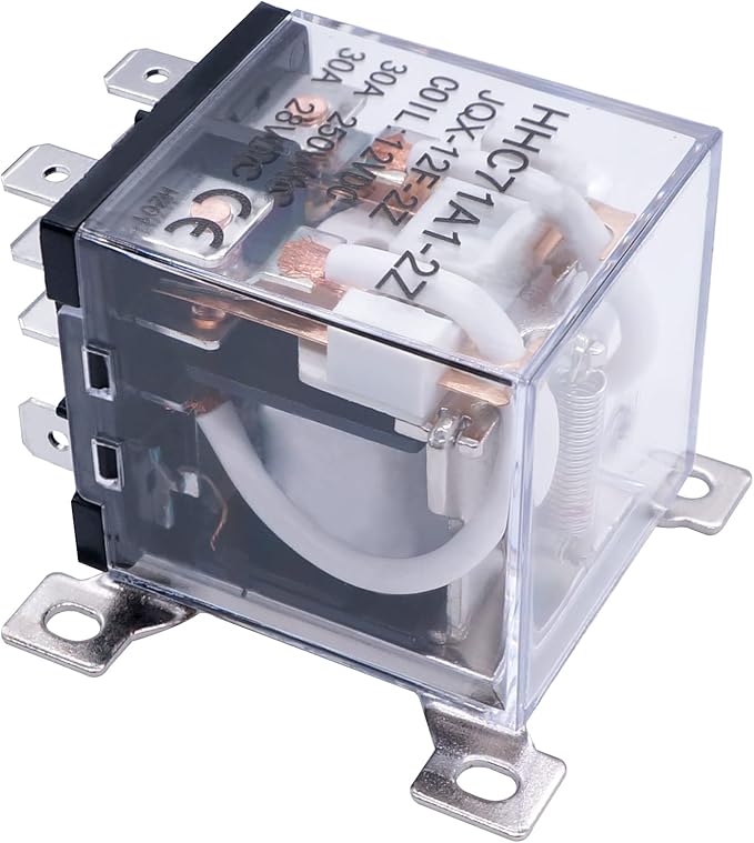 TWTADE/JQX-12F-2Z AC 110V Coil Voltage 30A DPDT 2NO+2NC General Purpose High - Image 2