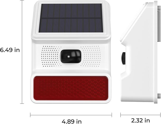 Hapippofa Solar Wireless Motion Sensor Alarm, Driveway Alarm Outdoor Waterproof - Image 8