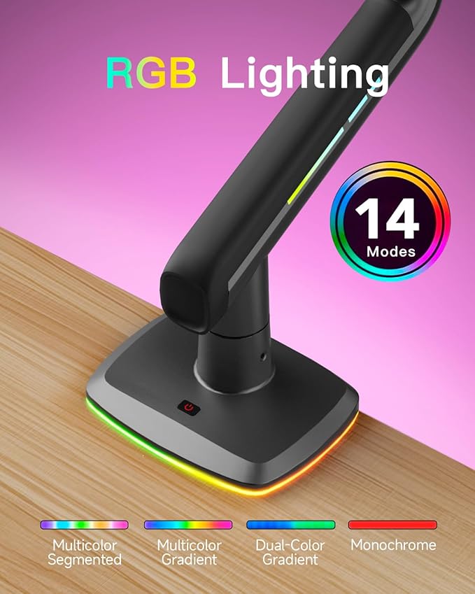 NB Gaming Monitor Arm or for 32 to 60 Inches Screen, Load up to 20 kg, VESA - Image 5