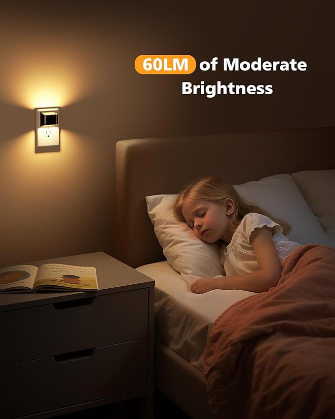 VOLISUN Night Lights Plug into Wall, 4 Pack Up and Down LED Night Light - Image 4