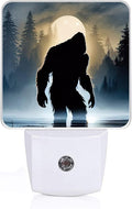 GANTINIR Funny Bigfoot Sasquatch Night Light, Plug-into Forest Moon Nightlight by Unknown