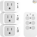 Remote Control Outlet, TESSAN Electrical Light Switch, Plug in Wall Plug by TESSAN